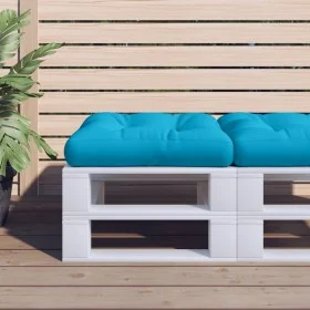 Cojín para sofá de palets tela azul de , Cojines para sillas y sofás - Ref: Foro24-360882, Precio: 25,60 €, Descuento: %