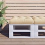 Cojín para sofá de palets de tela beige 50x50x12 cm de , Cojines para sillas y sofás - Ref: Foro24-360428, Precio: 25,16 €, D...