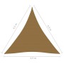 Toldo de vela gris taupe HDPE 160 g/m² 4,5x4,5x4,5 m de vidaXL, Sombrillas - Ref: Foro24-311425, Precio: 27,54 €, Descuento: %