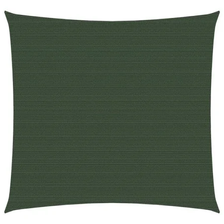 Toldo de vela verde oscuro HDPE 160 g/m² 4,5x4,5 m de vidaXL, Sombrillas - Ref: Foro24-311442, Precio: 45,13 €, Descuento: %