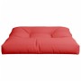 Cojín para sofá de palets de tela rojo 70x70x12 cm de , Cojines para sillas y sofás - Ref: Foro24-360475, Precio: 35,78 €, De...