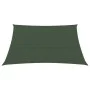 Toldo de vela verde oscuro HDPE 160 g/m² 4,5x4,5 m de vidaXL, Sombrillas - Ref: Foro24-311442, Precio: 45,13 €, Descuento: %