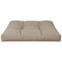 Cojín para sofá de palets de tela gris taupé 70x70x12 cm de , Cojines para sillas y sofás - Ref: Foro24-360477, Precio: 40,43...