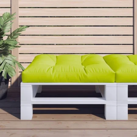 Cojín para sofá de palets de tela verde claro 70x70x12 cm de , Cojines para sillas y sofás - Ref: Foro24-360480, Precio: 39,2...