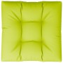 Cojín para sofá de palets de tela verde claro 70x70x12 cm de , Cojines para sillas y sofás - Ref: Foro24-360480, Precio: 39,9...