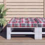 Cojín para sofá de palets tela a cuadros rojo 70x70x12 cm de , Cojines para sillas y sofás - Ref: Foro24-360482, Precio: 32,0...
