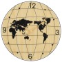 Reloj de pared de madera de ingeniería amarillo y negro Ø50 cm de , Relojes de pared - Ref: Foro24-4008406, Precio: 44,42 €, ...
