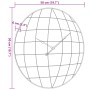 Reloj de pared de madera de ingeniería amarillo y negro Ø50 cm de , Relojes de pared - Ref: Foro24-4008406, Precio: 44,42 €, ...