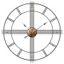 Reloj de pared de hierro negro Ø60 cm de , Relojes de pared - Ref: Foro24-4008410, Precio: 59,31 €, Descuento: %