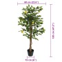 Limonero artificial con 3 troncos PP verde 120 cm de , Árboles - Ref: Foro24-4010677, Precio: 91,06 €, Descuento: %
