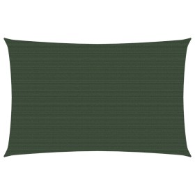 Toldo de vela verde oscuro HDPE 160 g/m² 2x4,5 m de vidaXL, Sombrillas - Ref: Foro24-311450, Precio: 28,94 €, Descuento: %