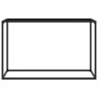 Mesa consola vidrio templado negro 120x35x75 cm en Mesas auxiliares | Comprar online en Foru.es