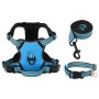 Arnés para perros con correa y collar ajustable azul M de , Productos para perros - Ref: Foro24-4013386, Precio: 28,65 €, Des...