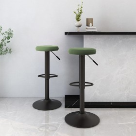 Taburetes de cocina 2 unidades terciopelo verde oscuro de , Taburetes de cocina - Ref: Foro24-333146, Precio: 95,26 €, Descue...