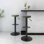 Taburetes de cocina 2 unidades terciopelo verde oscuro by , Kitchen stools - Ref: Foro24-333146, Price: 93,50 €, Discount: %
