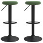 Taburetes de cocina 2 unidades terciopelo verde oscuro de , Taburetes de cocina - Ref: Foro24-333146, Precio: 95,26 €, Descue...