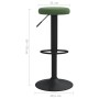 Taburetes de cocina 2 unidades terciopelo verde oscuro de , Taburetes de cocina - Ref: Foro24-333146, Precio: 95,26 €, Descue...