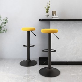 Taburetes de cocina 2 unidades terciopelo amarillo mostaza de , Taburetes de cocina - Ref: Foro24-333150, Precio: 94,59 €, De...