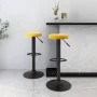 Küchenhocker, 2 Stück, Senfgelbes Samtgewebe. von , Küchenhocker - Ref: Foro24-333150, Preis: 92,86 €, Rabatt: %
