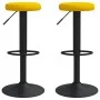 Küchenhocker, 2 Stück, Senfgelbes Samtgewebe. von , Küchenhocker - Ref: Foro24-333150, Preis: 92,86 €, Rabatt: %