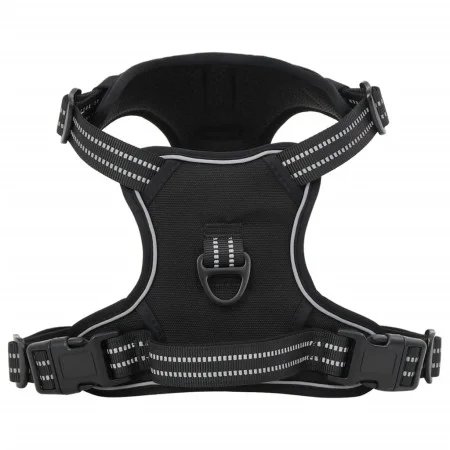 Arnés para perros con correa y collar ajustable negro L de , Productos para perros - Ref: Foro24-4013390, Precio: 24,08 €, De...