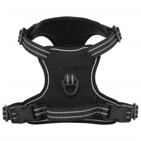 Arnés para perros con correa y collar ajustable negro L de , Productos para perros - Ref: Foro24-4013390, Precio: 23,16 €, De...