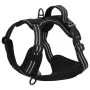 Arnés para perros con correa y collar ajustable negro L de , Productos para perros - Ref: Foro24-4013390, Precio: 24,08 €, De...