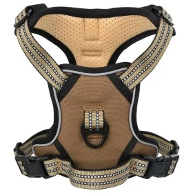 Arnés para perros con correa y collar ajustable marrón L de , Productos para perros - Ref: Foro24-4013392, Precio: 28,10 €, D...