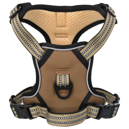 Arnés para perros con correa y collar ajustable marrón L de , Productos para perros - Ref: Foro24-4013392, Precio: 28,65 €, D...