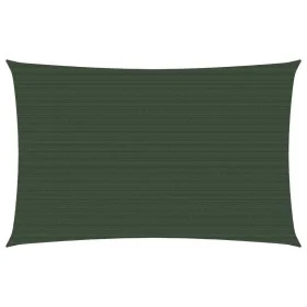Toldo de vela verde oscuro HDPE 160 g/m² 2x4 m de vidaXL, Sombrillas - Ref: Foro24-311449, Precio: 26,16 €, Descuento: %