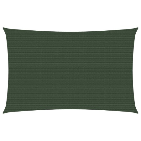Toldo de vela verde oscuro HDPE 160 g/m² 2x4 m de vidaXL, Sombrillas - Ref: Foro24-311449, Precio: 27,15 €, Descuento: %