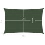Toldo de vela verde oscuro HDPE 160 g/m² 2x4,5 m de vidaXL, Sombrillas - Ref: Foro24-311450, Precio: 28,94 €, Descuento: %