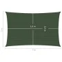 Toldo de vela verde oscuro HDPE 160 g/m² 2x4 m de vidaXL, Sombrillas - Ref: Foro24-311449, Precio: 26,16 €, Descuento: %