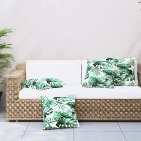 Cojines de sofá 4 uds tela estampado de hojas 40x40 cm de , Cojines para sillas y sofás - Ref: Foro24-360371, Precio: 34,91 €...