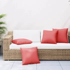 Cojines de sofá 4 unidades tela rojo 60x60 cm de , Cojines para sillas y sofás - Ref: Foro24-360409, Precio: 49,25 €, Descuen...