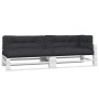 Cojines para sofá de palets 5 unidades tela negro de , Cojines para sillas y sofás - Ref: Foro24-360784, Precio: 242,47 €, De...