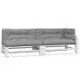 Cojines para palets 5 unidades tela gris de , Cojines para sillas y sofás - Ref: Foro24-360778, Precio: 154,09 €, Descuento: %