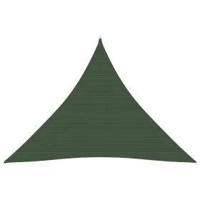 Toldo de vela verde oscuro HDPE 160 g/m² 3,6x3,6x3,6 m de vidaXL, Sombrillas - Ref: Foro24-311473, Precio: 30,01 €, Descuento: %
