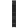 Armario estrecho madera de ingeniería negro 30x42,5x225 cm de , Aparadores - Ref: Foro24-3281267, Precio: 140,01 €, Descuento: %