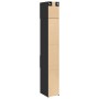 Armario estrecho madera de ingeniería negro 30x42,5x225 cm de , Aparadores - Ref: Foro24-3281267, Precio: 140,01 €, Descuento: %