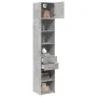 Armario estrecho madera ingeniería gris Sonoma 40x42,5x225 cm de , Aparadores - Ref: Foro24-3281278, Precio: 167,45 €, Descue...