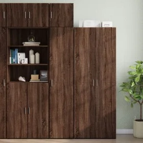 Armario estrecho madera ingeniería marrón roble 40x42,5x225 cm de , Aparadores - Ref: Foro24-3281286, Precio: 164,27 €, Descu...