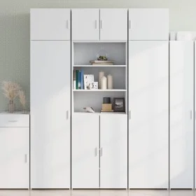 Armario de madera de ingeniería blanco 70x42,5x225 cm by , Sideboards - Ref: Foro24-3281315, Price: 219,88 €, Discount: %