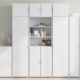 Armario de madera de ingeniería blanco 70x42,5x225 cm de , Aparadores - Ref: Foro24-3281315, Precio: 222,25 €, Descuento: %