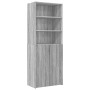 Armario de madera ingeniería gris Sonoma 70x42,5x225 cm de , Aparadores - Ref: Foro24-3281320, Precio: 222,49 €, Descuento: %