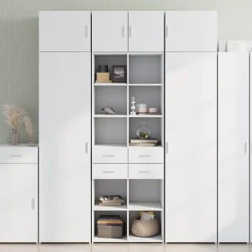 Weißer Holzschrank aus Ingenieurholz 70x42,5x225 cm von , Sideboards - Ref: Foro24-3281336, Preis: 220,05 €, Rabatt: %