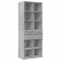 Armario de madera ingeniería gris Sonoma 70x42,5x225 cm de , Aparadores - Ref: Foro24-3281341, Precio: 199,00 €, Descuento: %