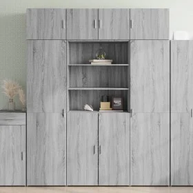 Armario de madera ingeniería gris Sonoma 80x42,5x225 cm de , Aparadores - Ref: Foro24-3281348, Precio: 248,88 €, Descuento: %