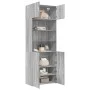 Armario de madera ingeniería gris Sonoma 80x42,5x225 cm de , Aparadores - Ref: Foro24-3281348, Precio: 248,88 €, Descuento: %