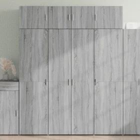 Armario de madera ingeniería gris Sonoma 80x42,5x225 cm de , Aparadores - Ref: Foro24-3281355, Precio: 268,66 €, Descuento: %